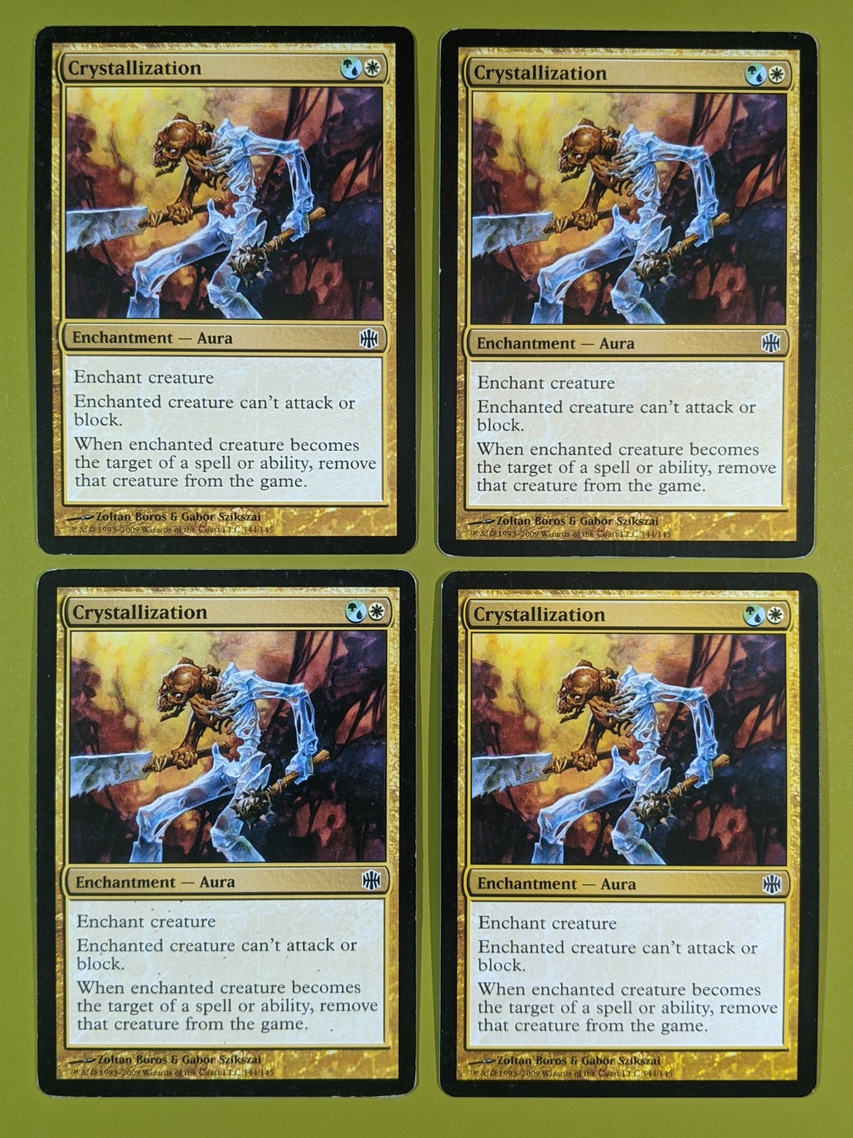 Crystallization x4 Alara Reborn 4x Playset Magic the Gathering MTG