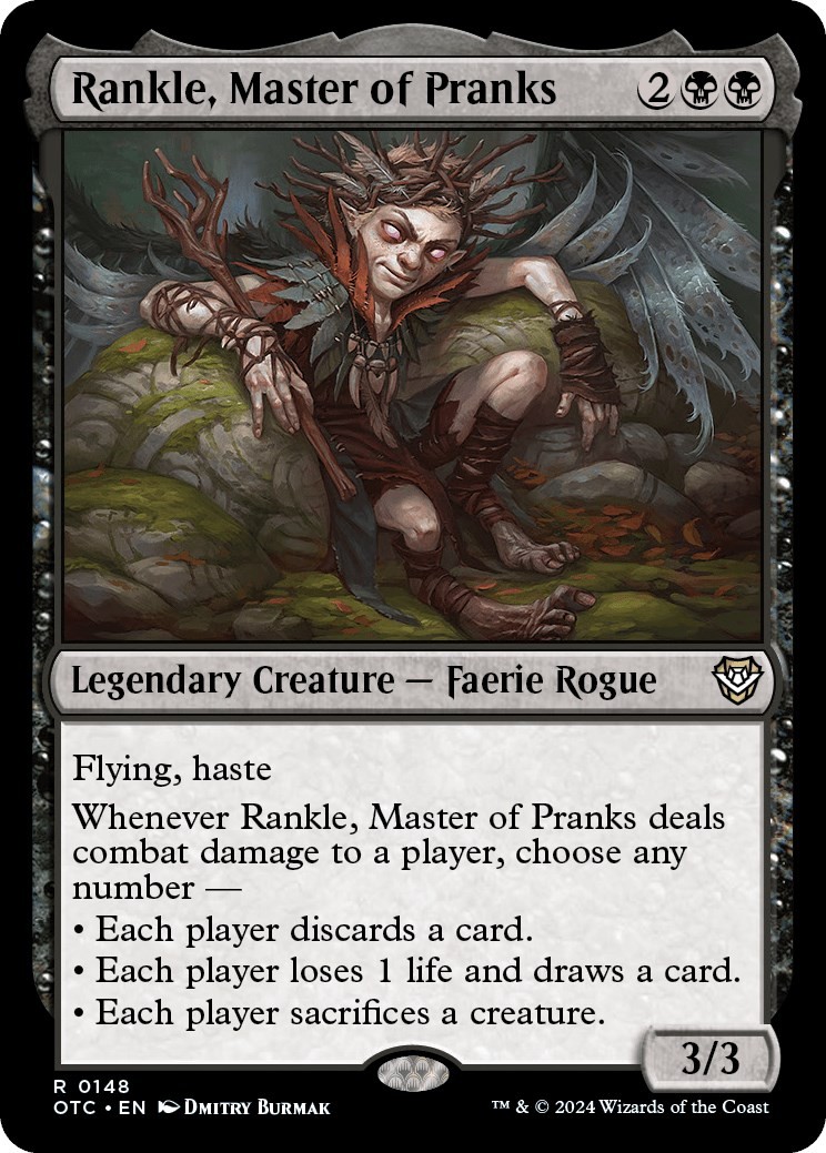 Rankle, Master of Pranks Normal [OTC – 148] Magic NM