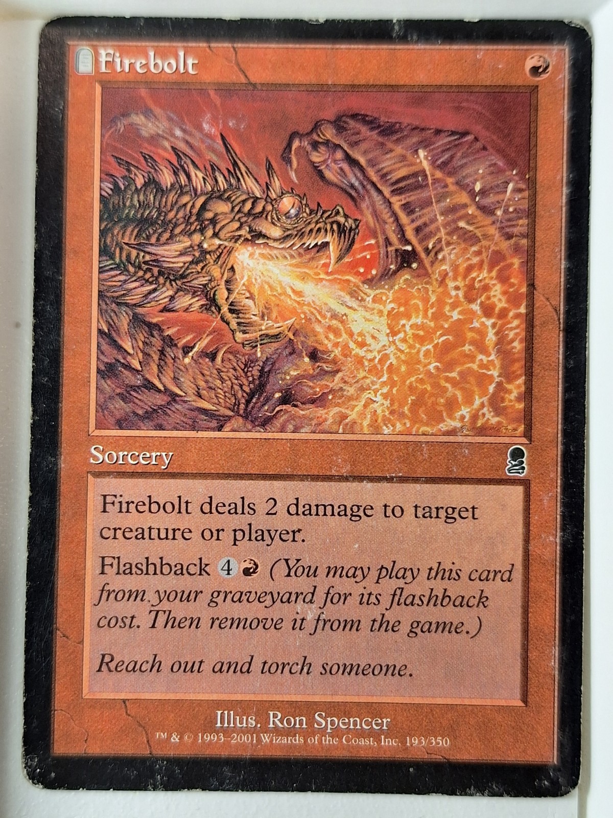 Firebolt – Odyssey – Magic the Gathering MTG Nice!