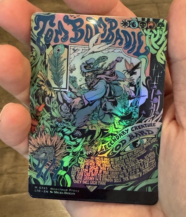 Tom Bombadil (Borderless Poster) Foil The Lord of the Rings: Tales Playtest Card