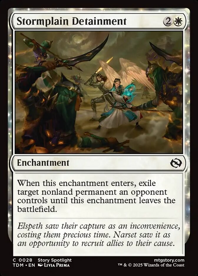 MTG Tarkir Dragonstorm C Stormplain Detainment #0028 PLAYSET 4X X4