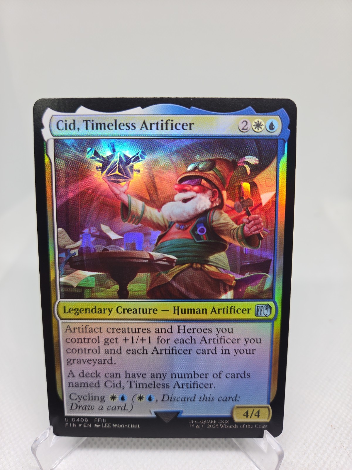 Cid, Timeless Artificer (0408) Final Fantasy Foil