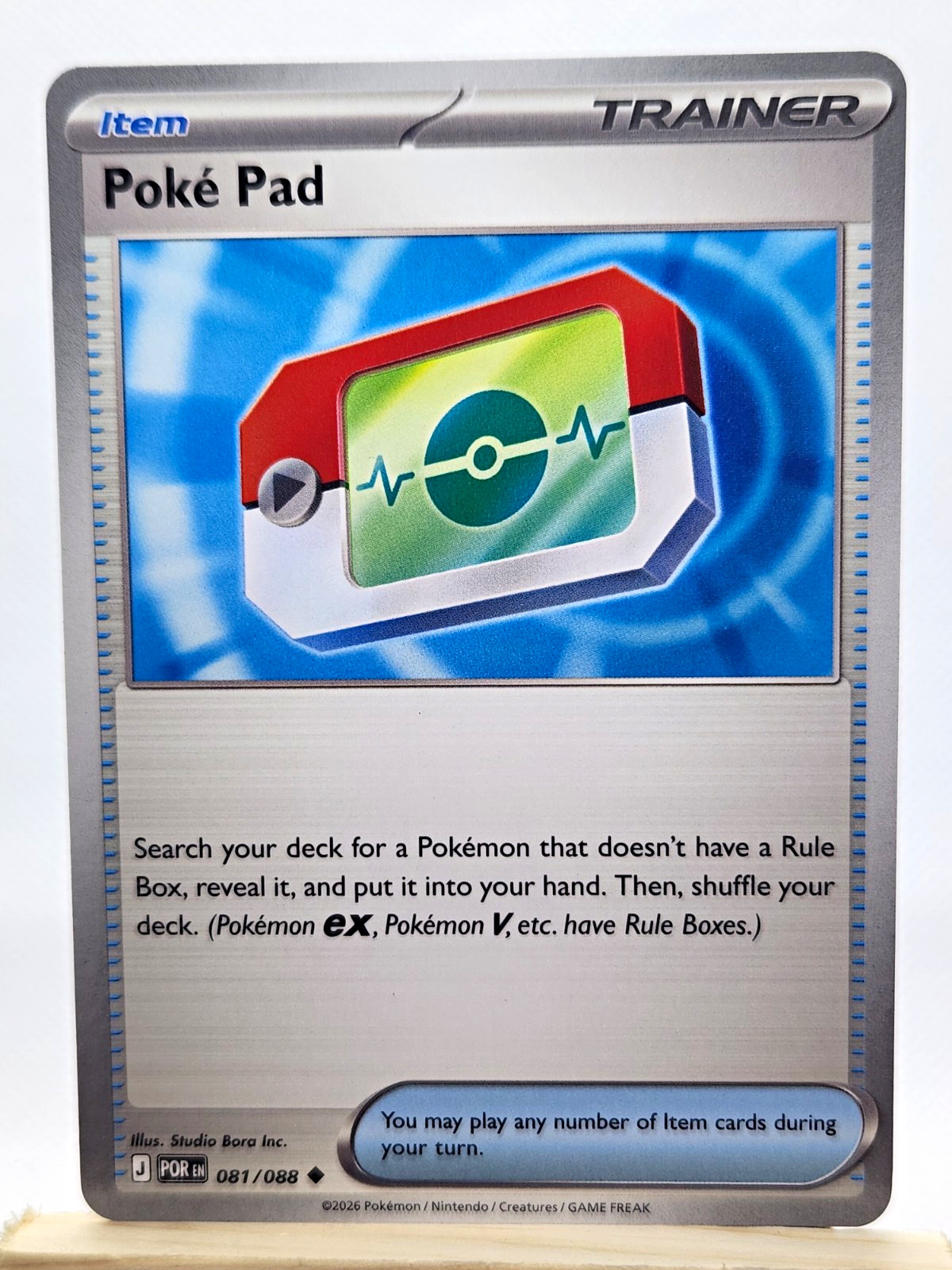 Pokémon Poké Pad 081/088 Trainer-Item 2026 Journey Together