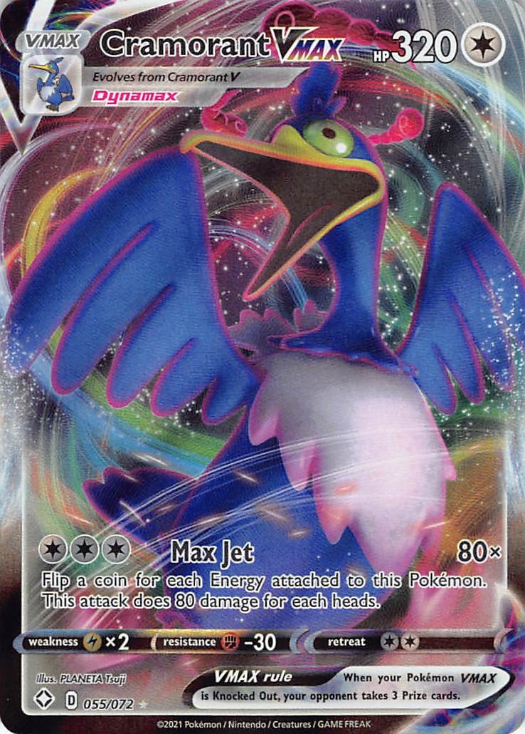 Cramorant VMAX 055/072 Shining Fates Holofoil
