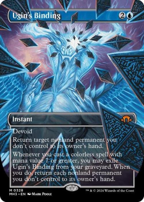 ~ Ugin’s Binding (Borderless) ~ NM ~ Modern Horizons 3 ~ MTG ~