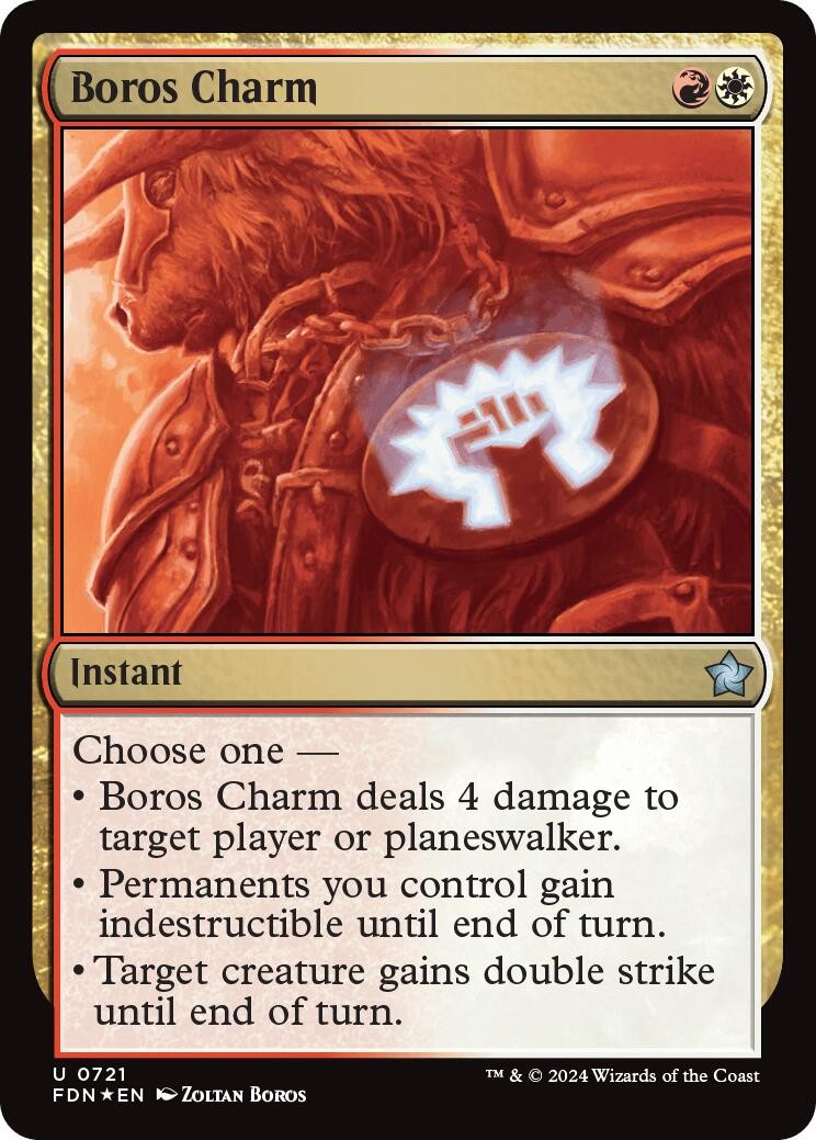 Boros Charm #721 *Foil* (NM) Foundations MTG