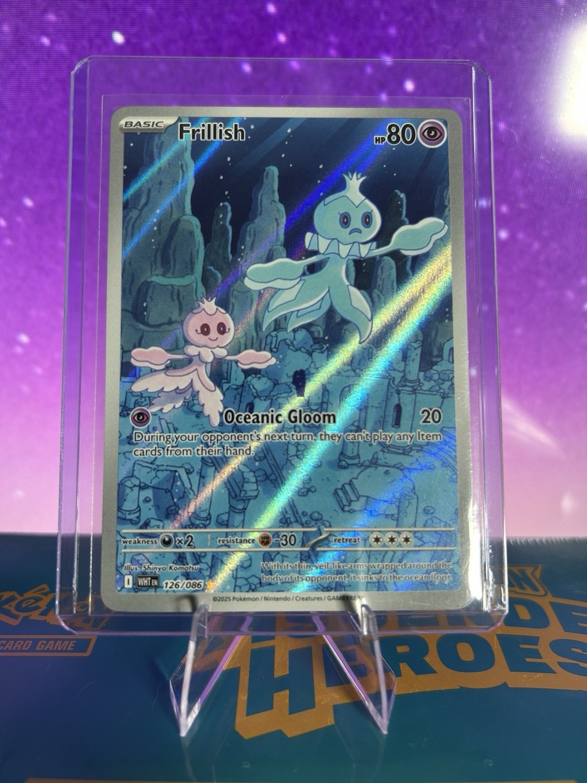 The Pokémon Company Frillish 126/086 SV: White Flare Rev Holo Illus Rare ENG