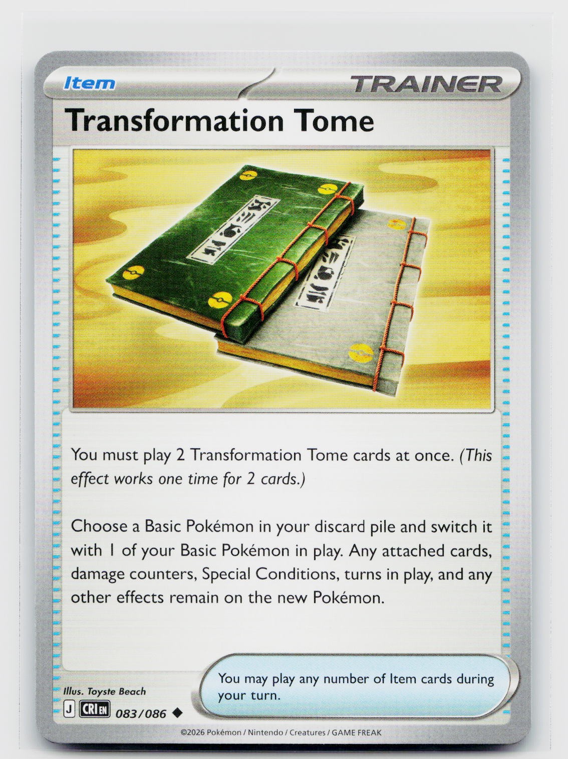 Transformation Tome Uncommon ME04: Chaos Rising 083/086 NM