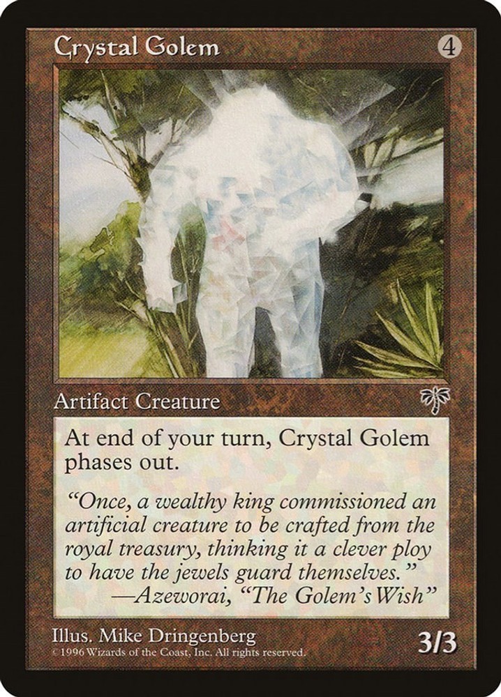 Crystal Golem298MagicMirageMIRLPUncommonEN