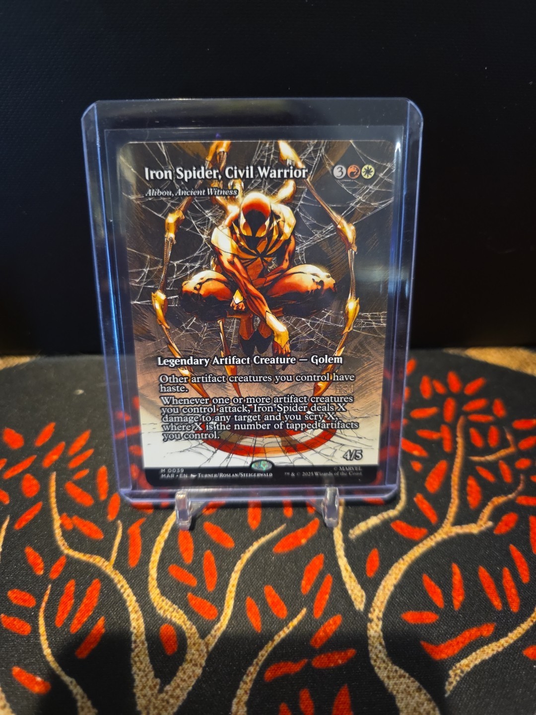 MTG Spiderman- Iron Spider, Civil Warrior Non foil