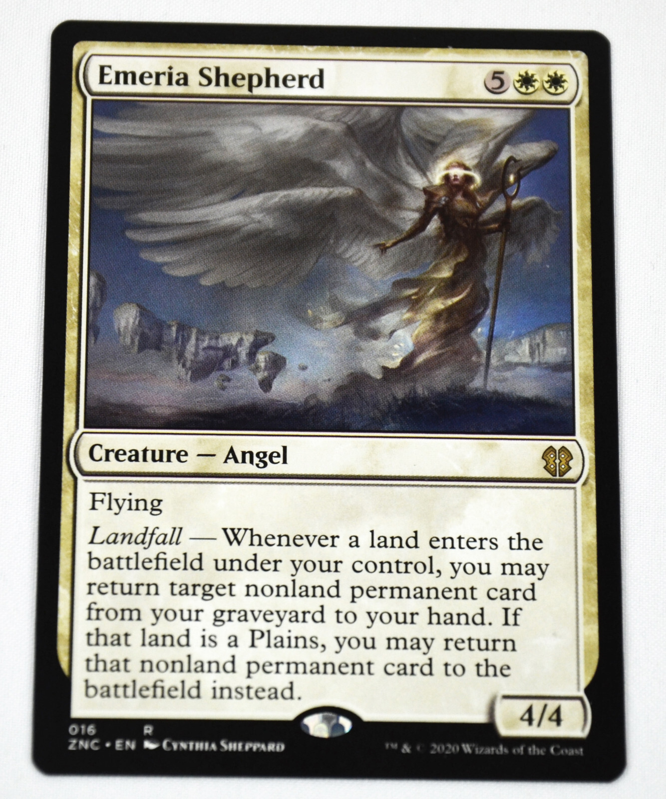 Magic The Gathering Emeria Shepherd Commander Zendikar Rising Rare #016