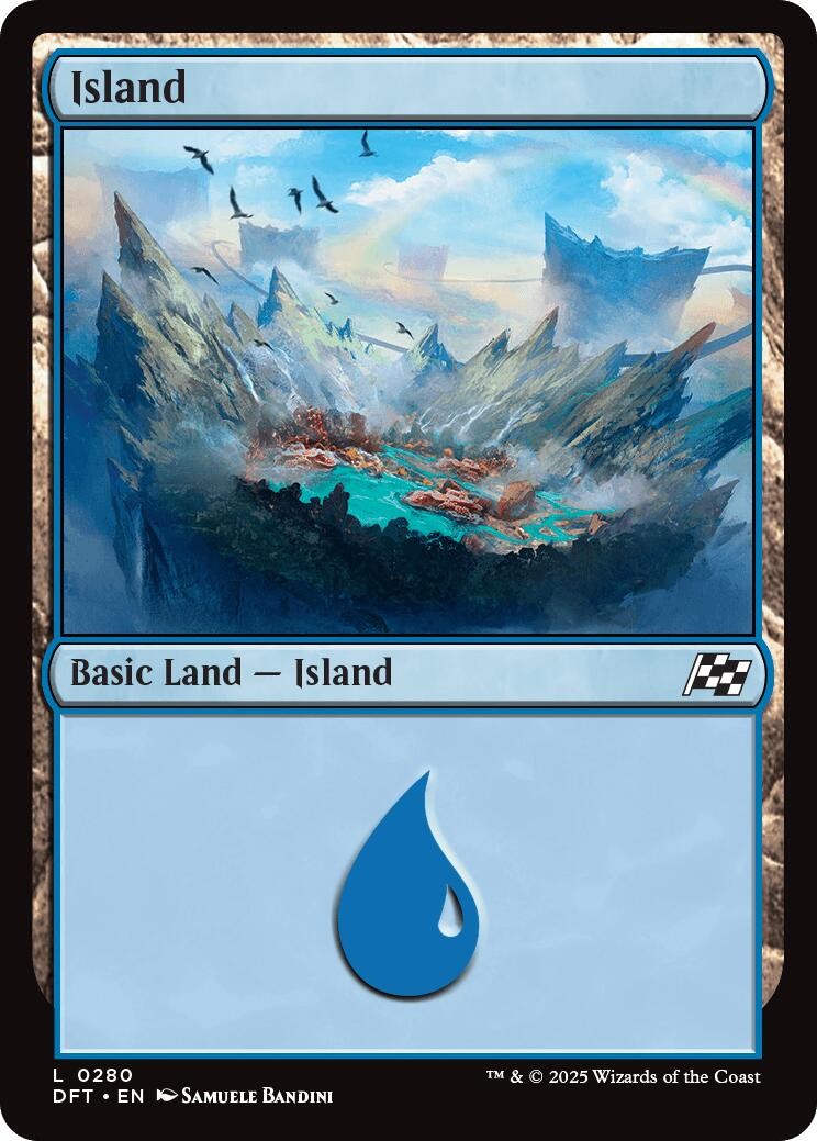 Island (0280) Foil NM EN 280 Aetherdrift