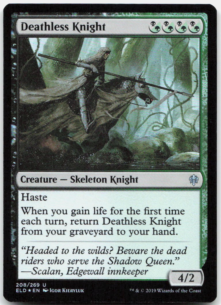 Deathless Knight U The List Reprints 208/269 NM Igor Kieryluk