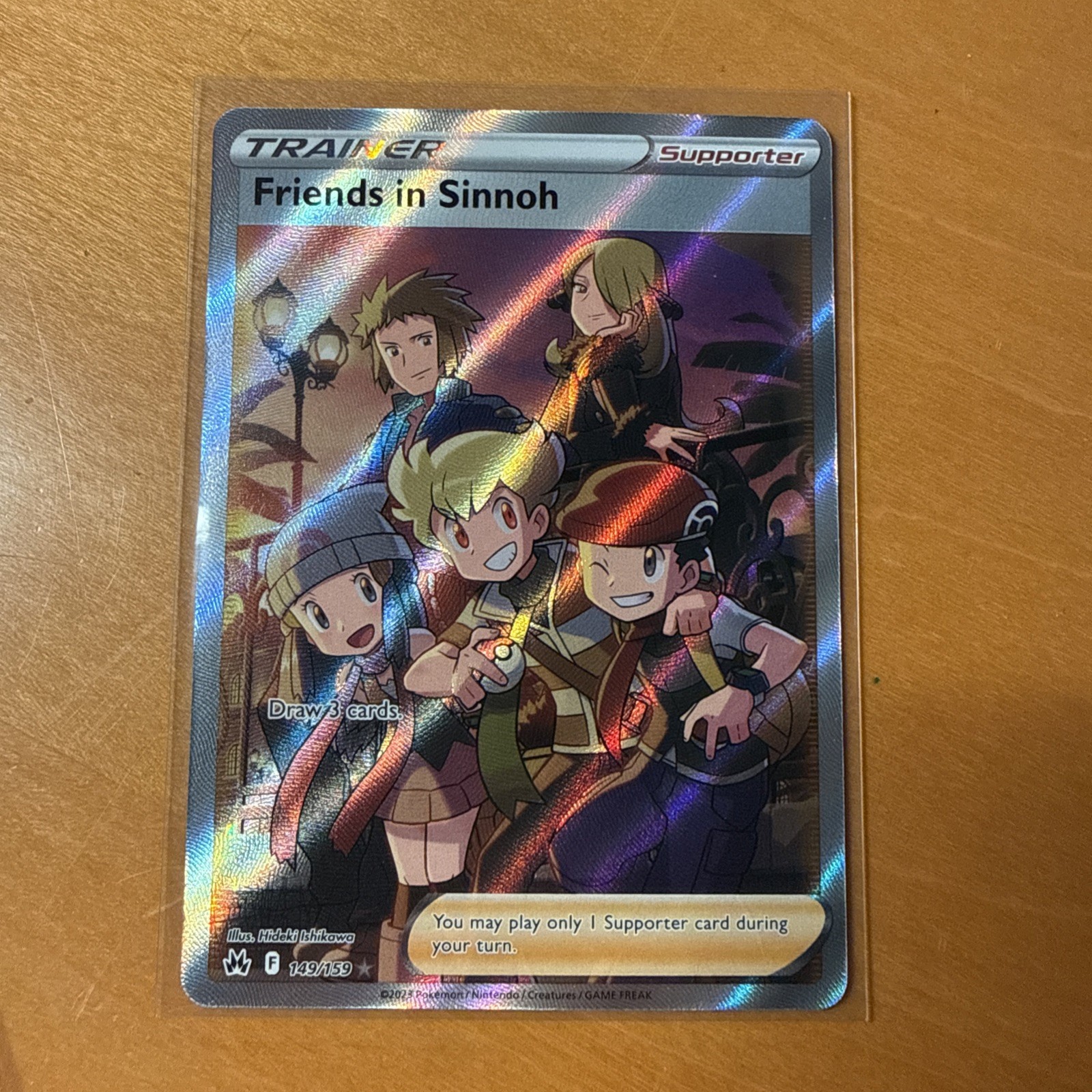 Friends in Sinnoh (Full Art) 149/159 Crown Zenith Holo