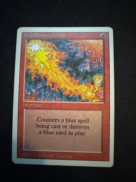Red Elemental Blast – Revised Edition – MTG