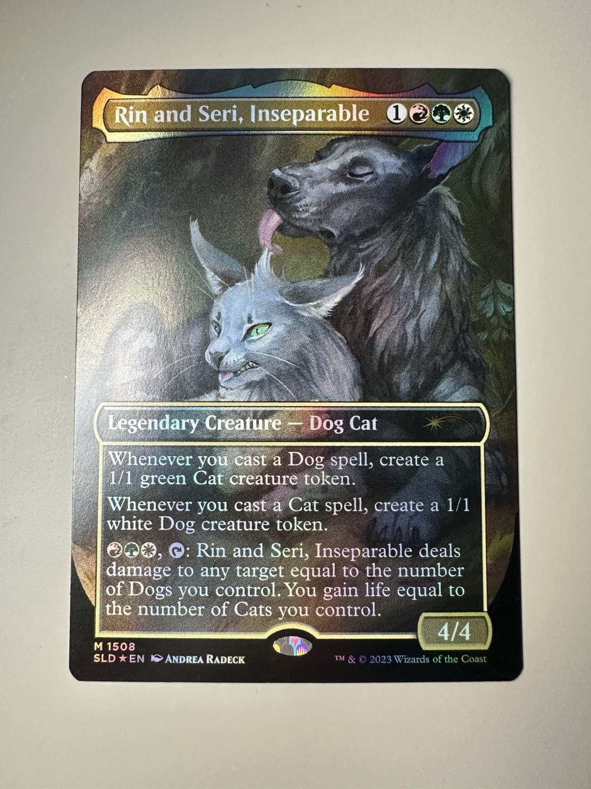 Rin and Seri, inseparable (secret lair 1508) – Foil – English – MTG Secret Lair
