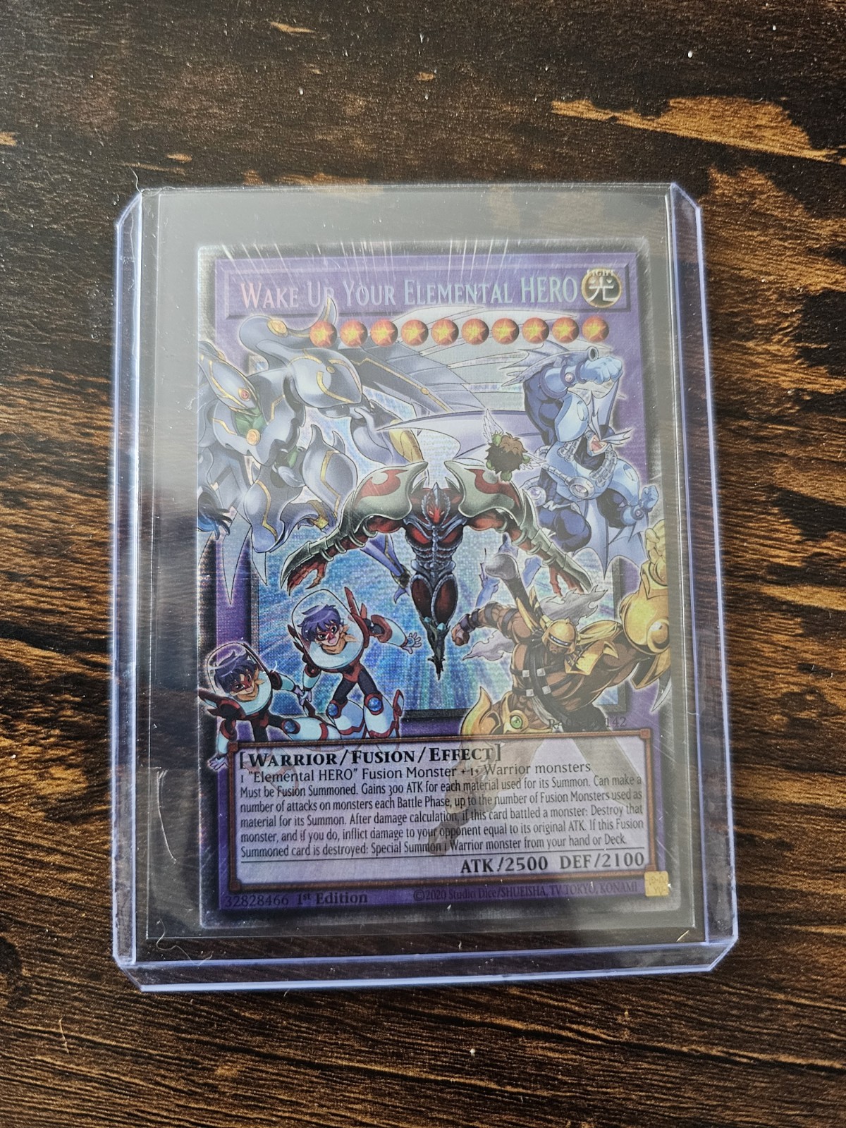 Wake Up Your Elemental Hero *Starlight Rare* Rarity Collection V NM/Mint