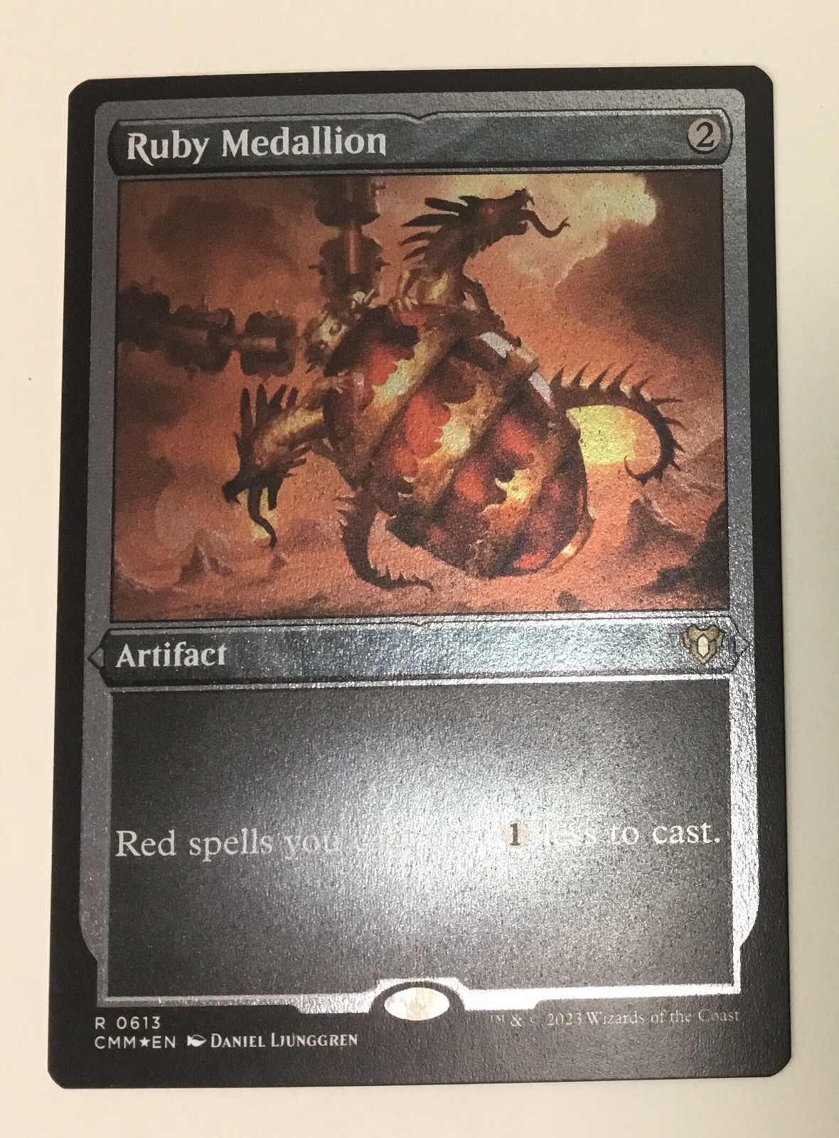 Ruby Medallion (Foil Etched) Commander Masters Foil