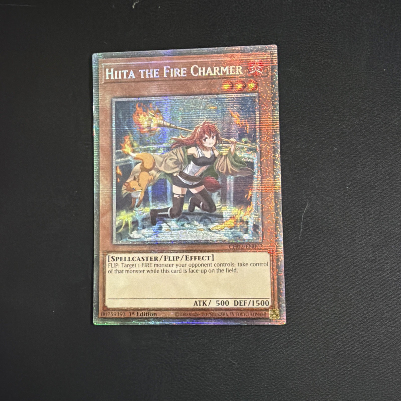 Hiita the Fire Charmer (Starlight Rare) CH02-EN002 The Chronicles Deck:…