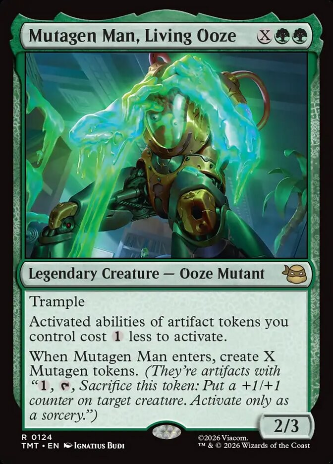 MTG Mutagen Man, Living Ooze (124/343) Teenage Mutant Ninja Turtles LP