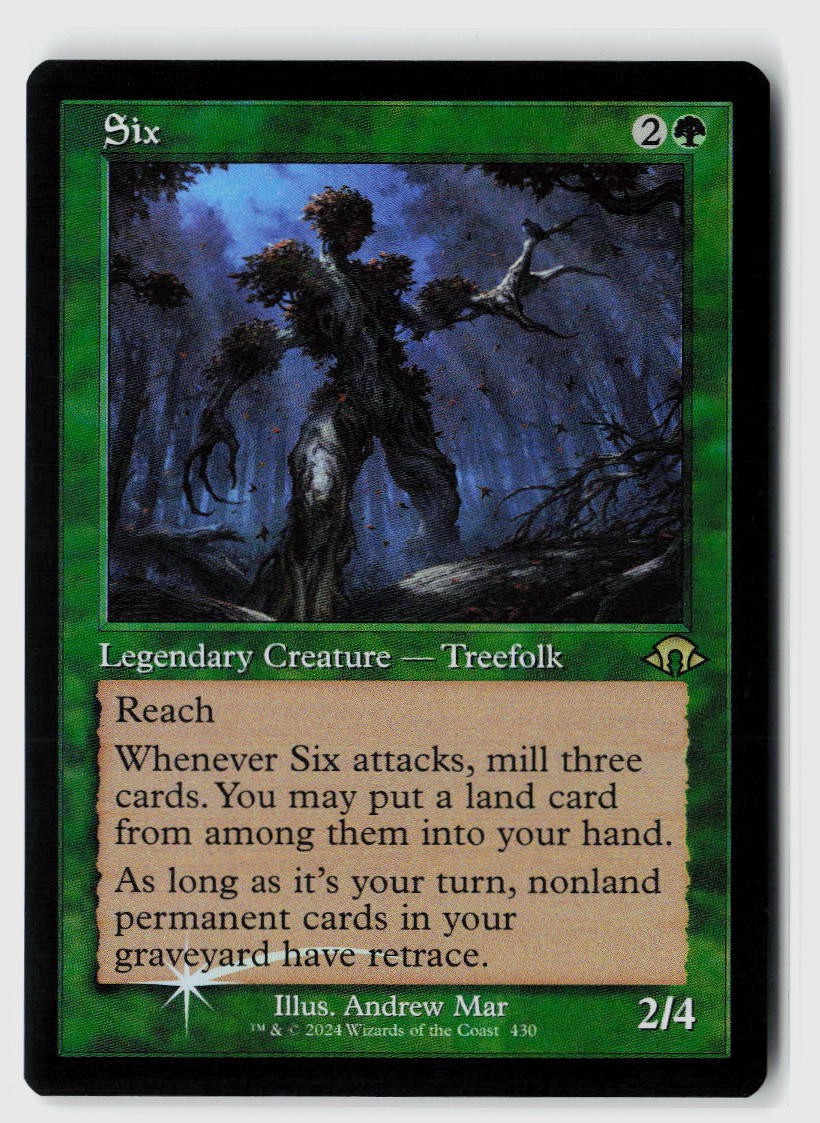 Six (Retro Frame) #430 (Foil) (NM) Modern Horizons 3 MH3 Magic MTG