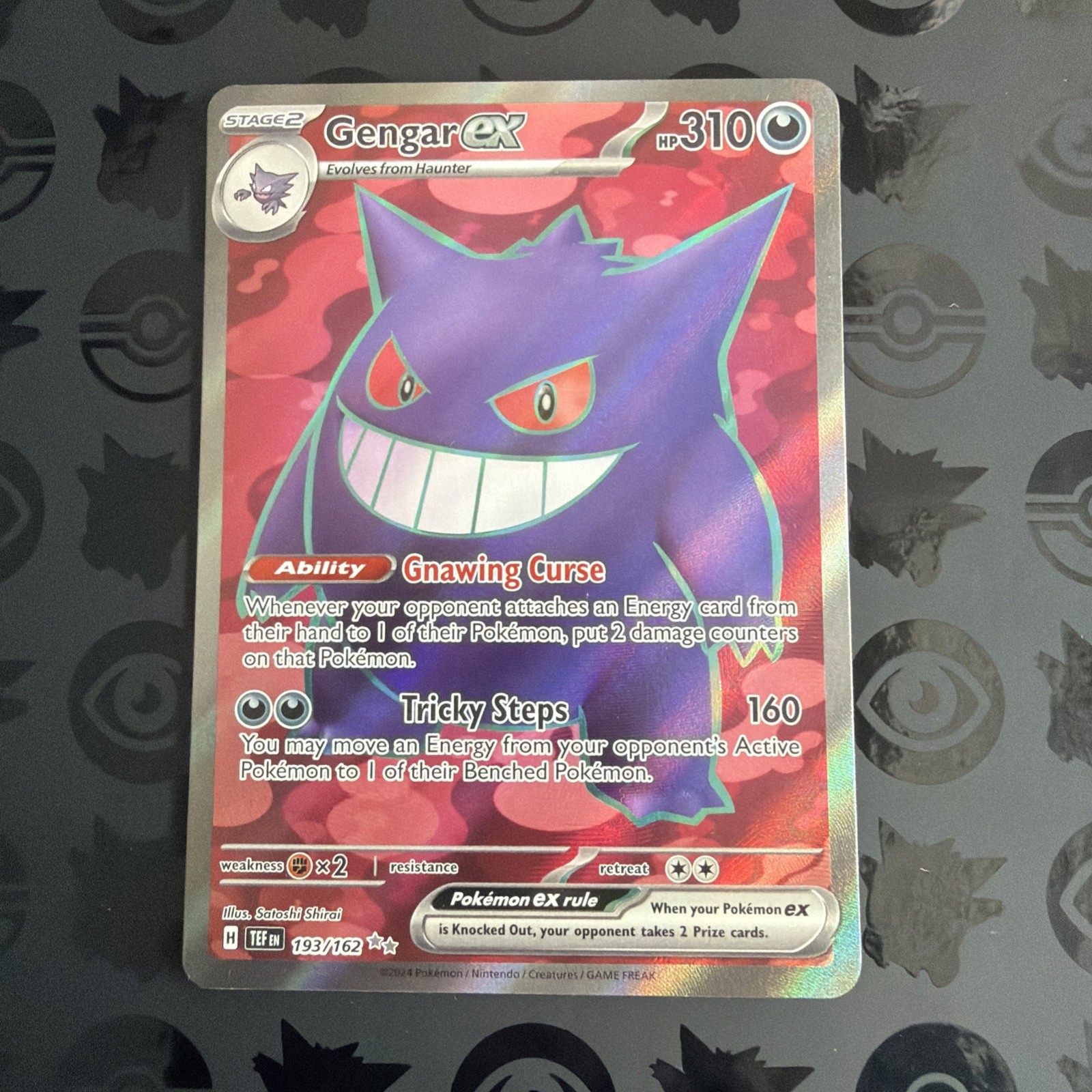 Gengar ex 193/162 Full Art Pokemon Temporal Forces Ultra Rare English NM