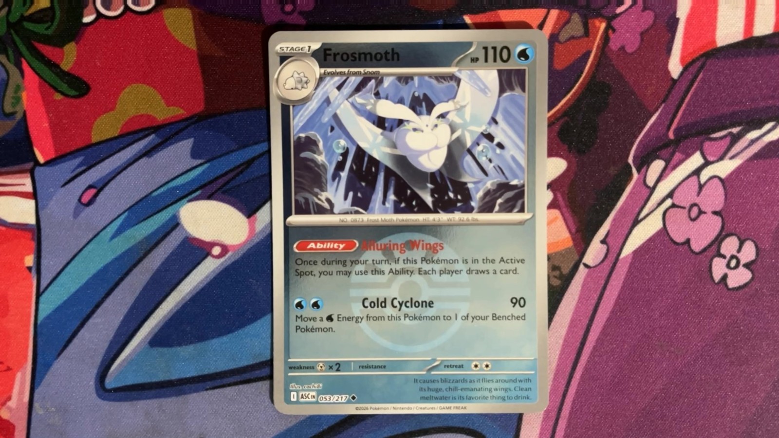 Frosmoth — 053/217 — Friend Ball Reverse — Pokemon Ascended Heroes