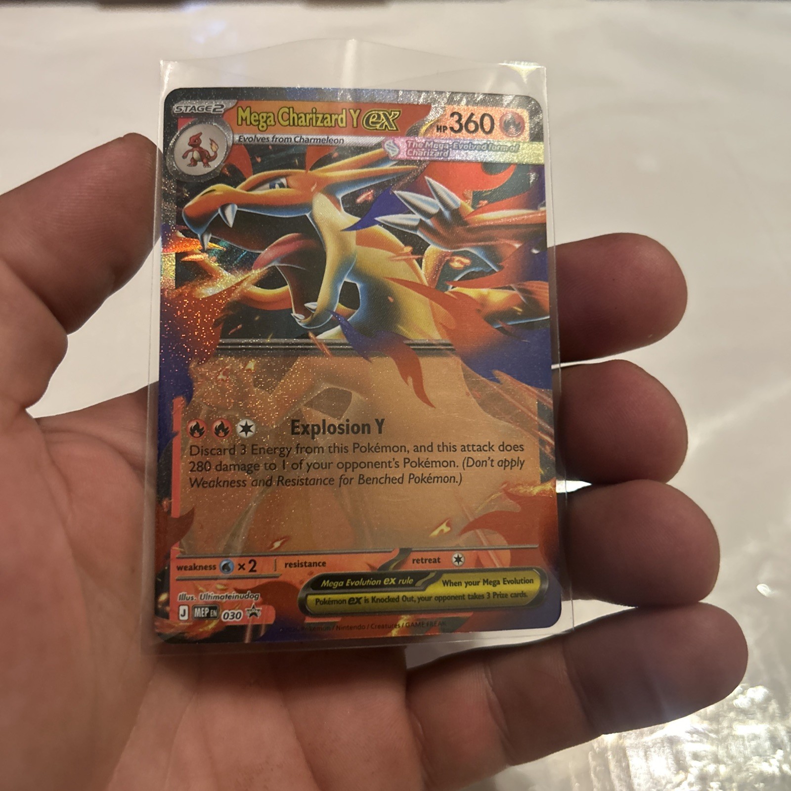 Mega Charizard Y ex 030 Me: Mega Evolution Promo Holo