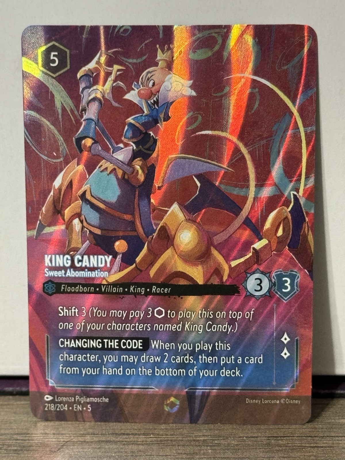 King Candy – Sweet Abomination (Enchanted) 218/204 Shimmering Skies Holo