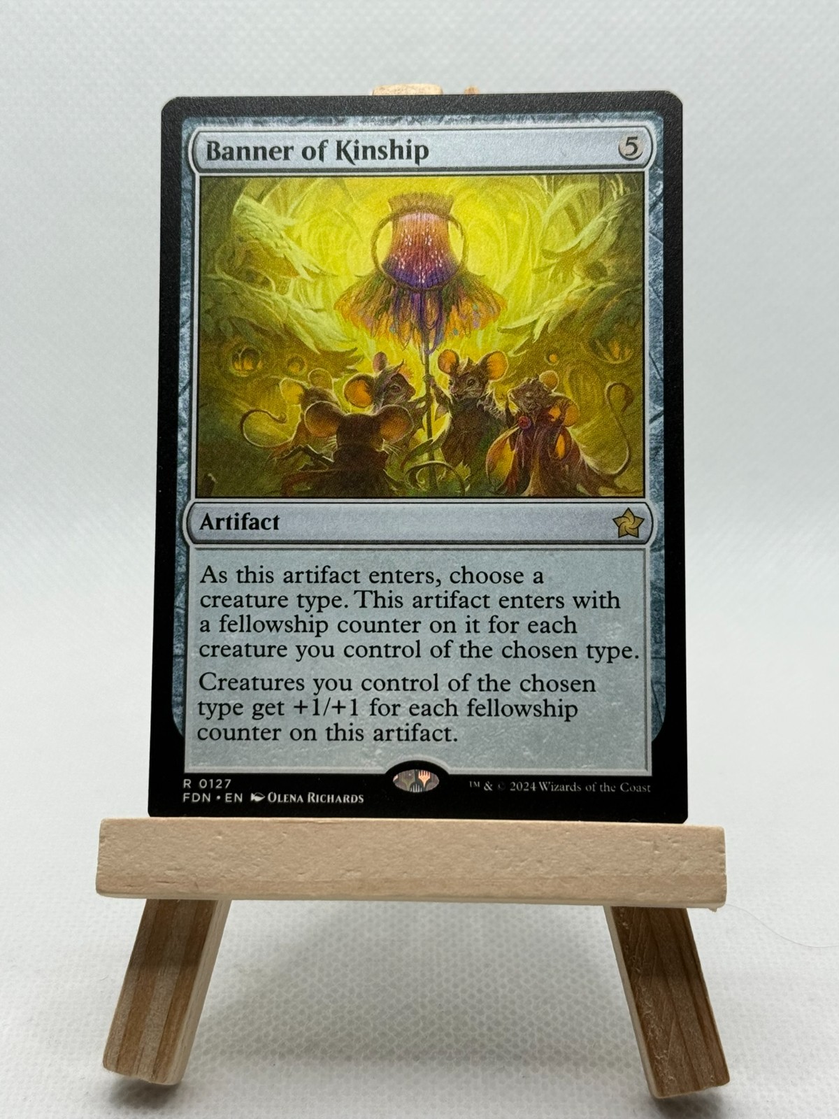 Banner of Kinship #127 (LP) Foundations FDN Magic MTG