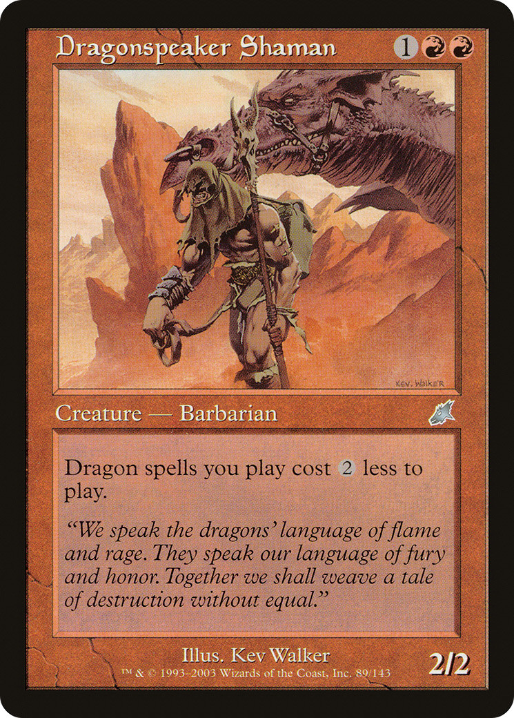 Dragonspeaker Shaman X (4) Scourge MTG Excellent/Near Mint (RG) 4RCards
