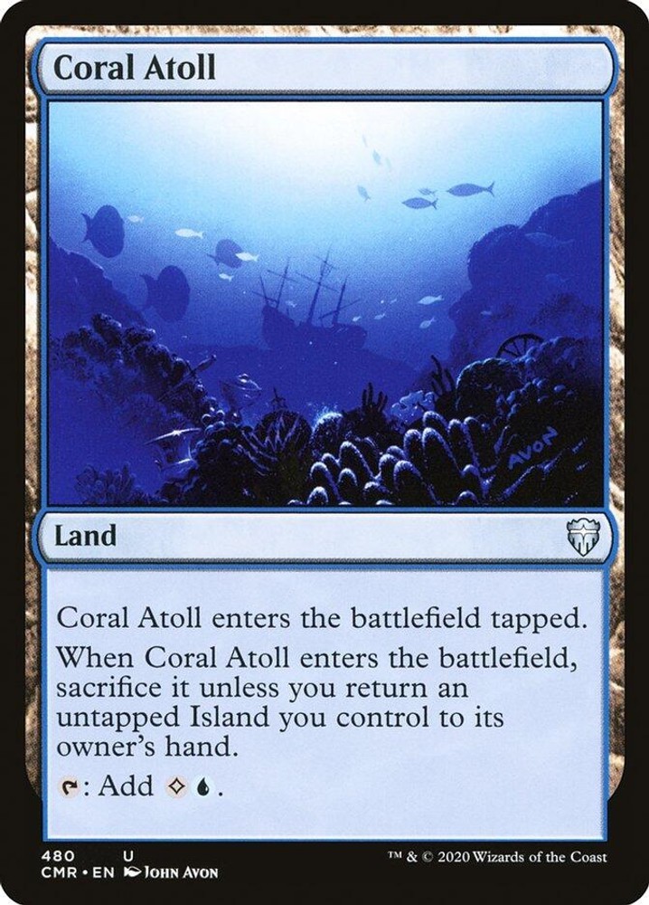 NM – Coral Atoll [CMR – 480] Commander Legends