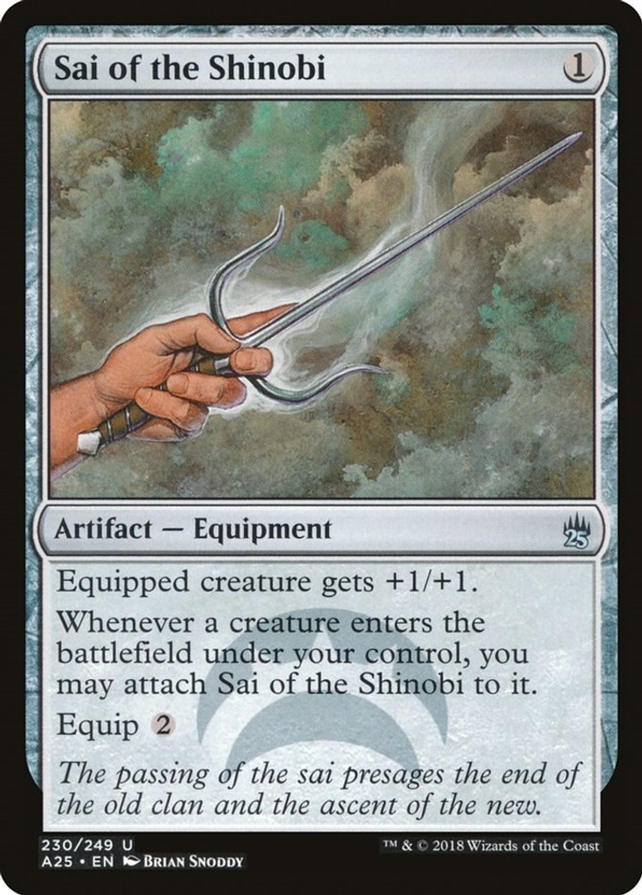 Sai of the Shinobi Magic The Gathering Masters 25 – 230 LP