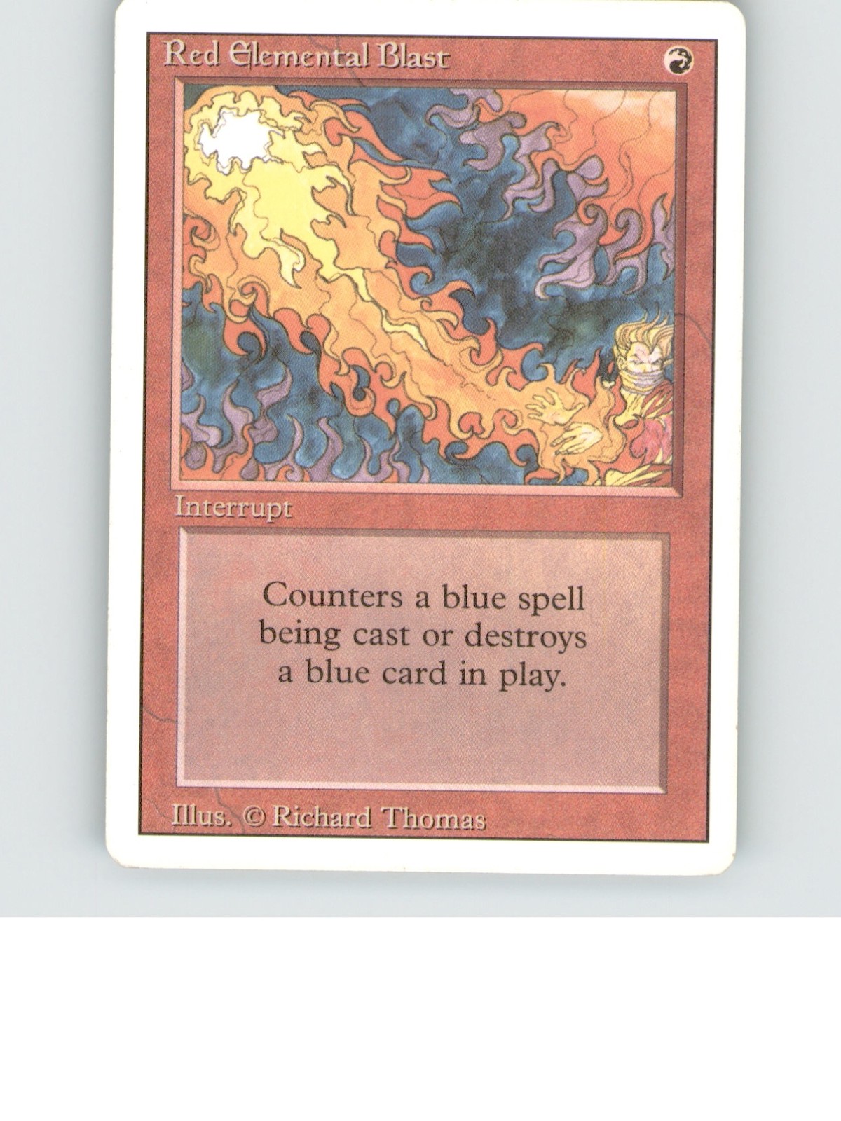 Red Elemental Blast Common Revised Edition Lightly played b3-946