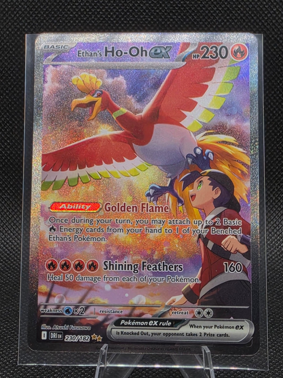 Ethan’s Ho-Oh ex 230/182 Sv10: Destined Rivals Holo