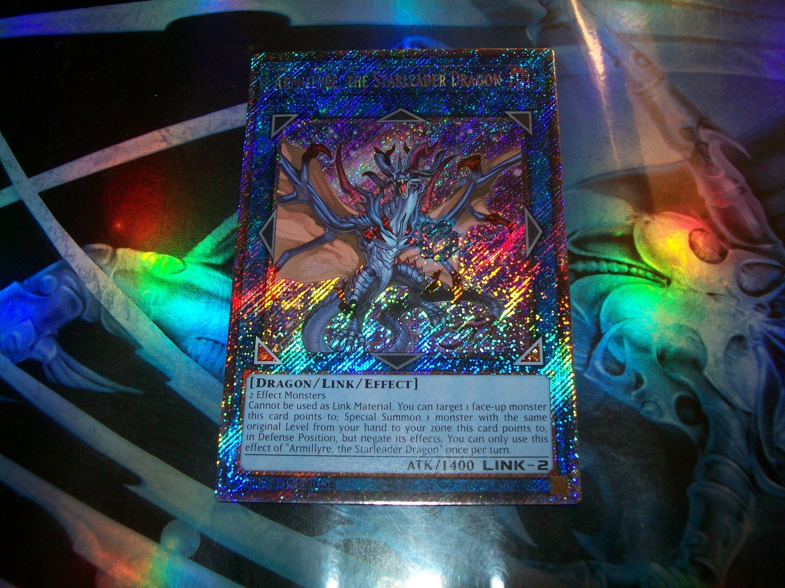 Armillyre, the Starleader Dragon 1st Edition Platinum Secret Rare RA05-EN055