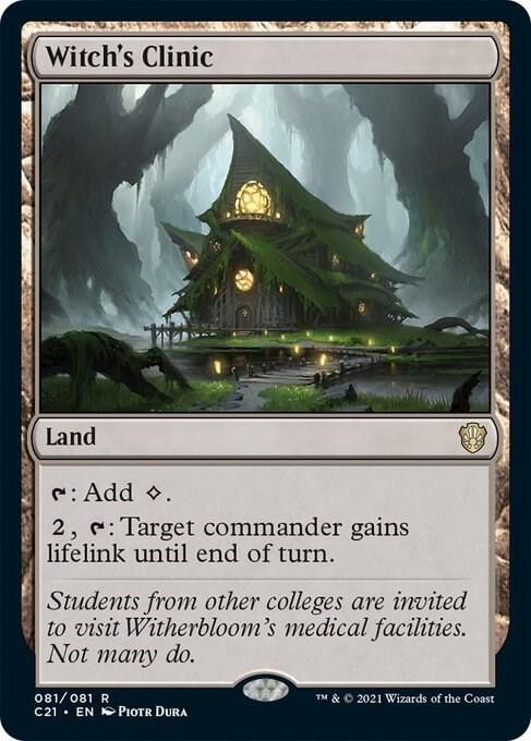 1x Witch’s Clinic – Commander 2021 NM – MTG