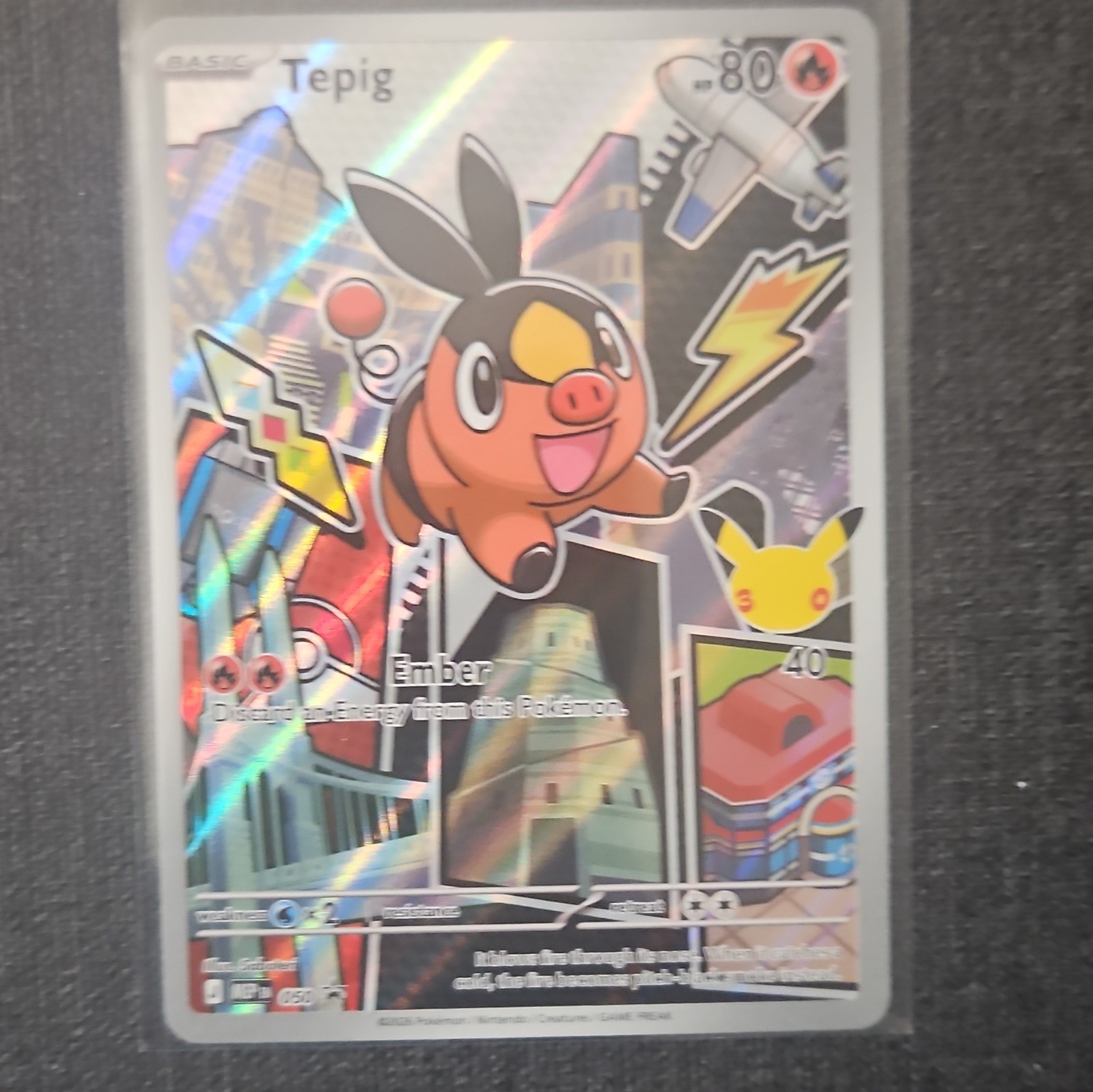 The Pokemon Company Pokemon TCG Tepig 050 Holo Promo 80 HP English