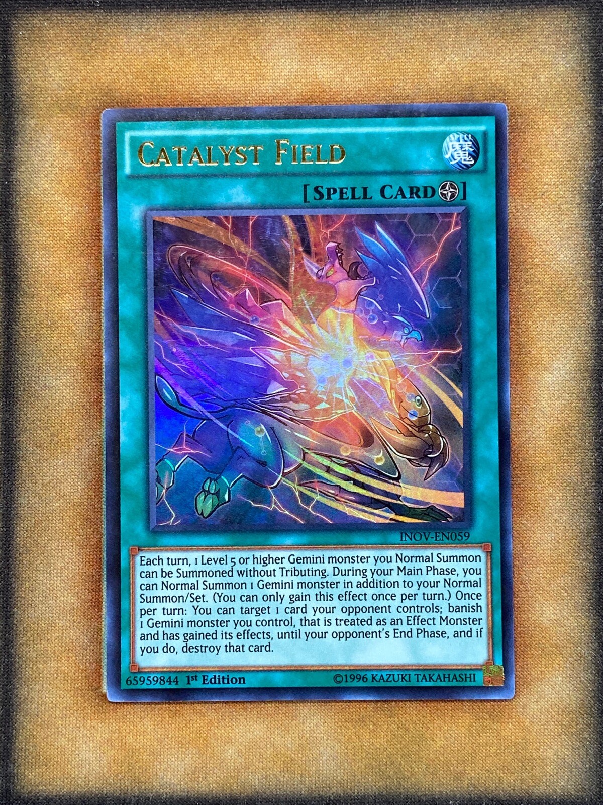 Yugioh Catalyst Field INOV-EN059 Ultra Rare 1st Ed NM