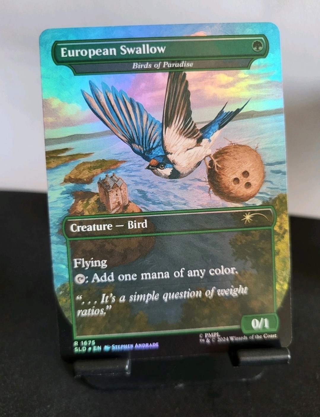Birds of Paradise As African Swallow Foil Secret L’air NM ENG MTG