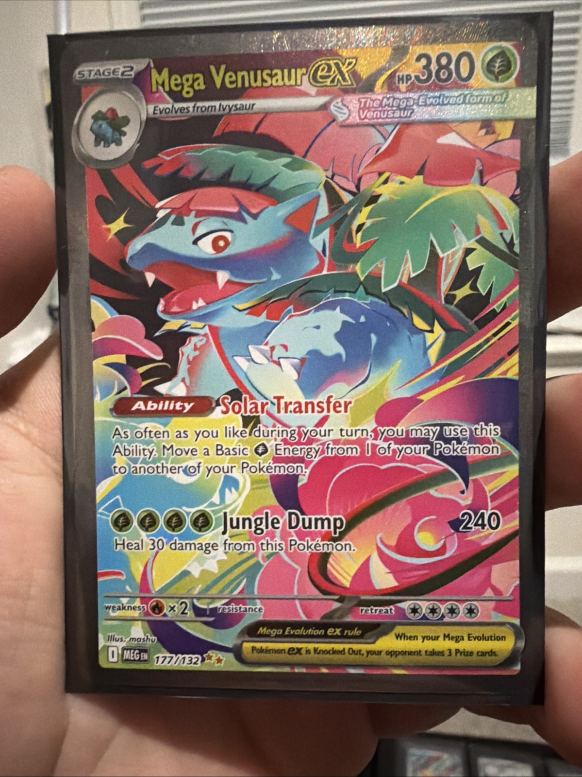 Mega Venusaur ex 177/132 Me01: Mega Evolution Holo
