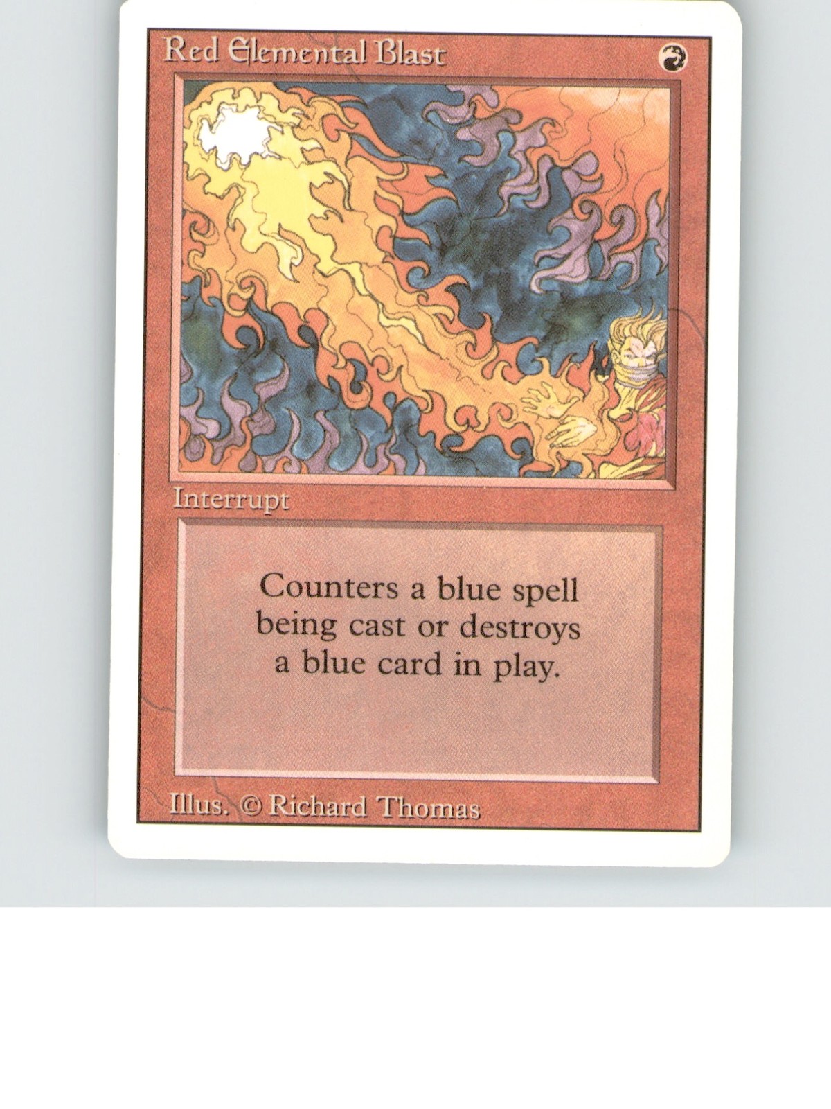 Red Elemental Blast Common Revised Edition Lightly played b3-937