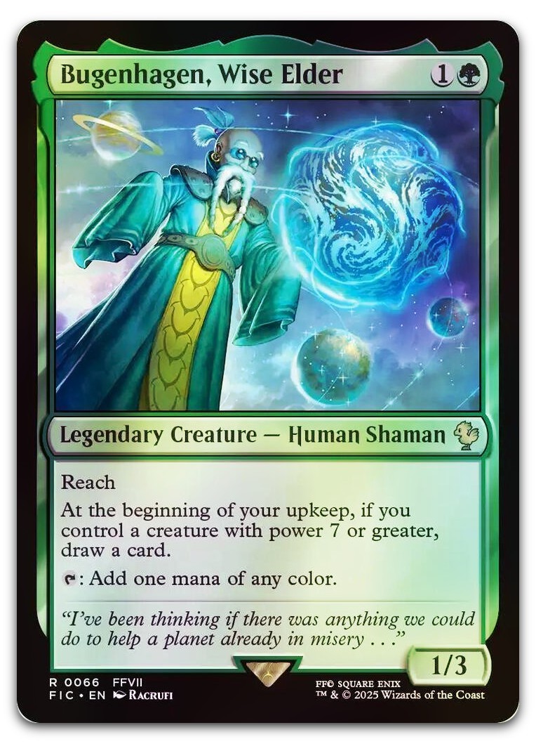 Bugenhagen, Wise Elder (Surge Foil) #66 (NM) Final Fantasy FIC Magic MTG