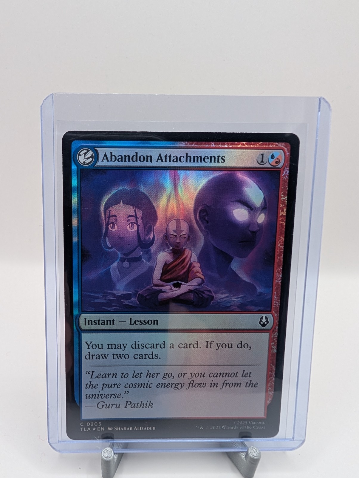 Abandon Attachments Avatar: The Last Airbender Foil