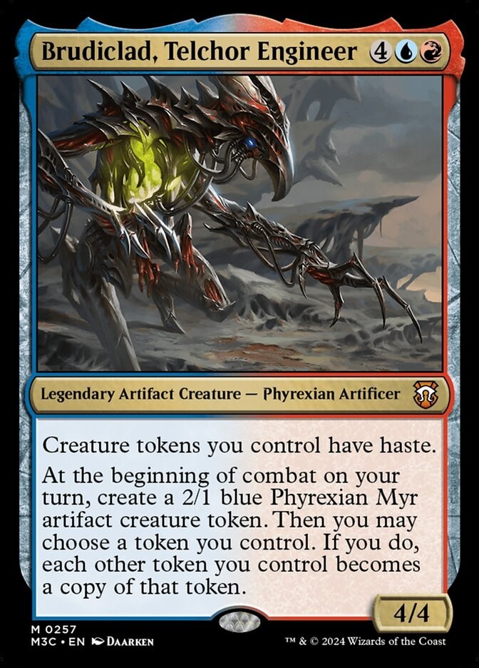 Brudiclad, Telchor Engineer 0257 Mythic Non Foil MH3 Commander MTG NM