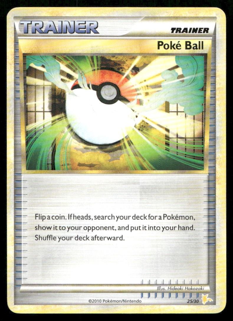Poke Ball (Raichu) 25/30 Common HGSS Trainer Kit: Gyarados & Raichu Pokemon LP