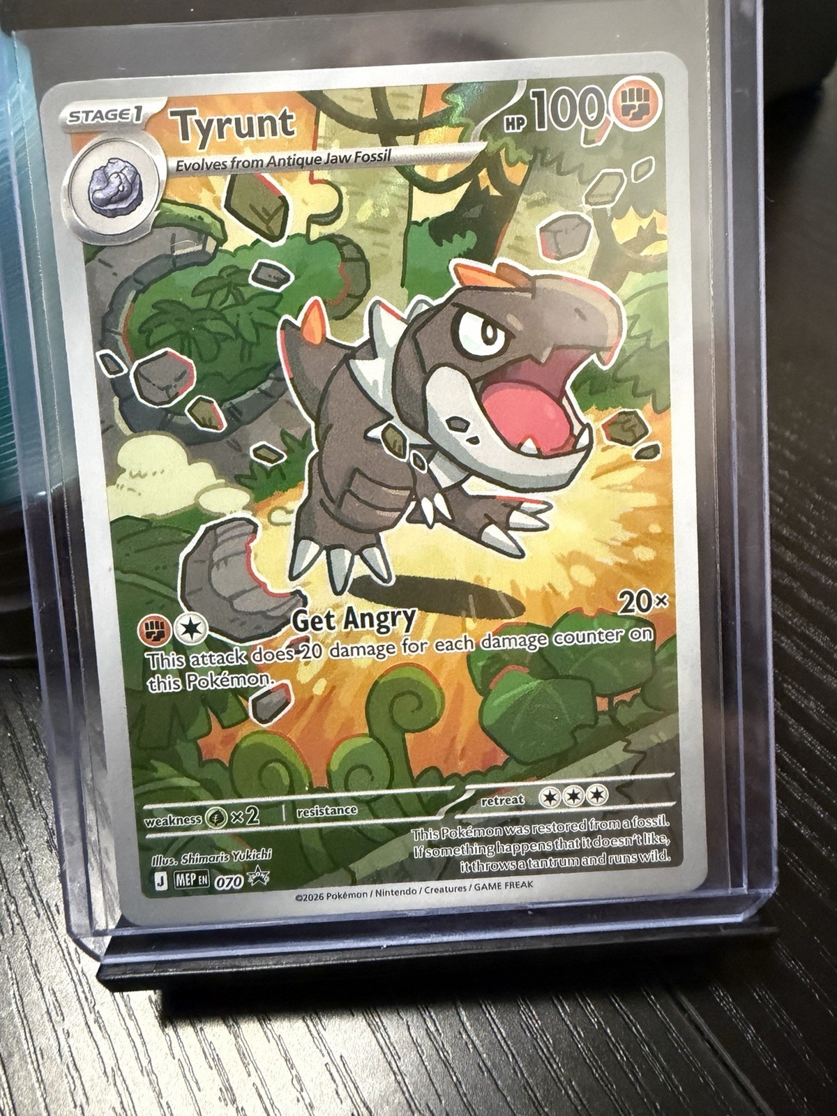 Pokemon TCG Tyrunt 070 MEP Promo English 2026 100 HP