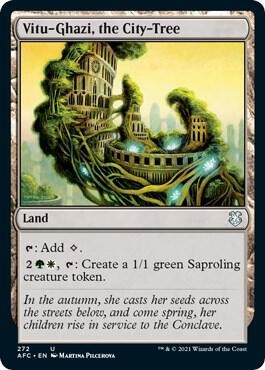 Vitu-Ghazi, the City-Tree 272 NM Commander AFC MTG Magic The Gathering