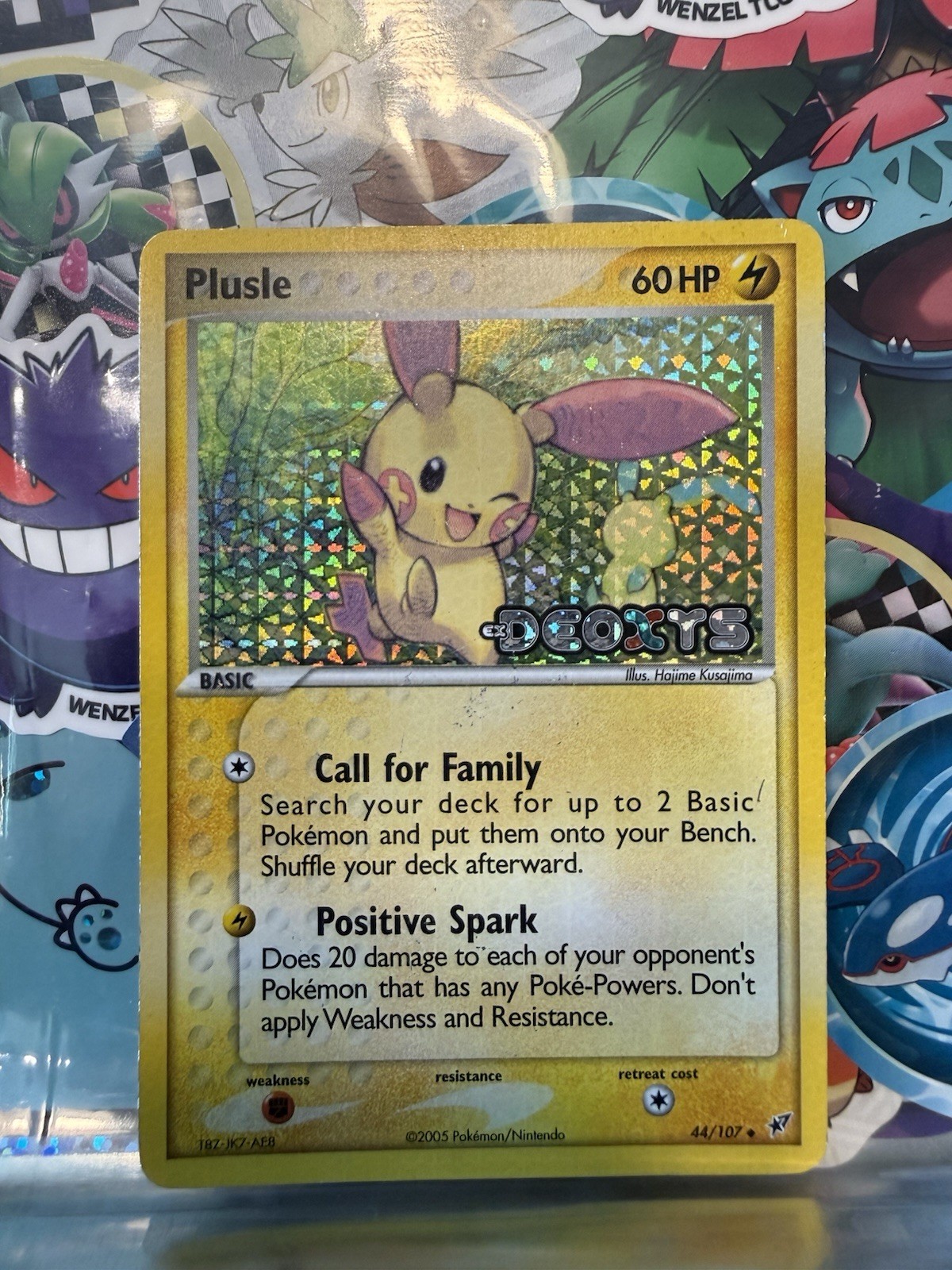 Plusle 44/107 Deoxys Reverse Holo Pokemon