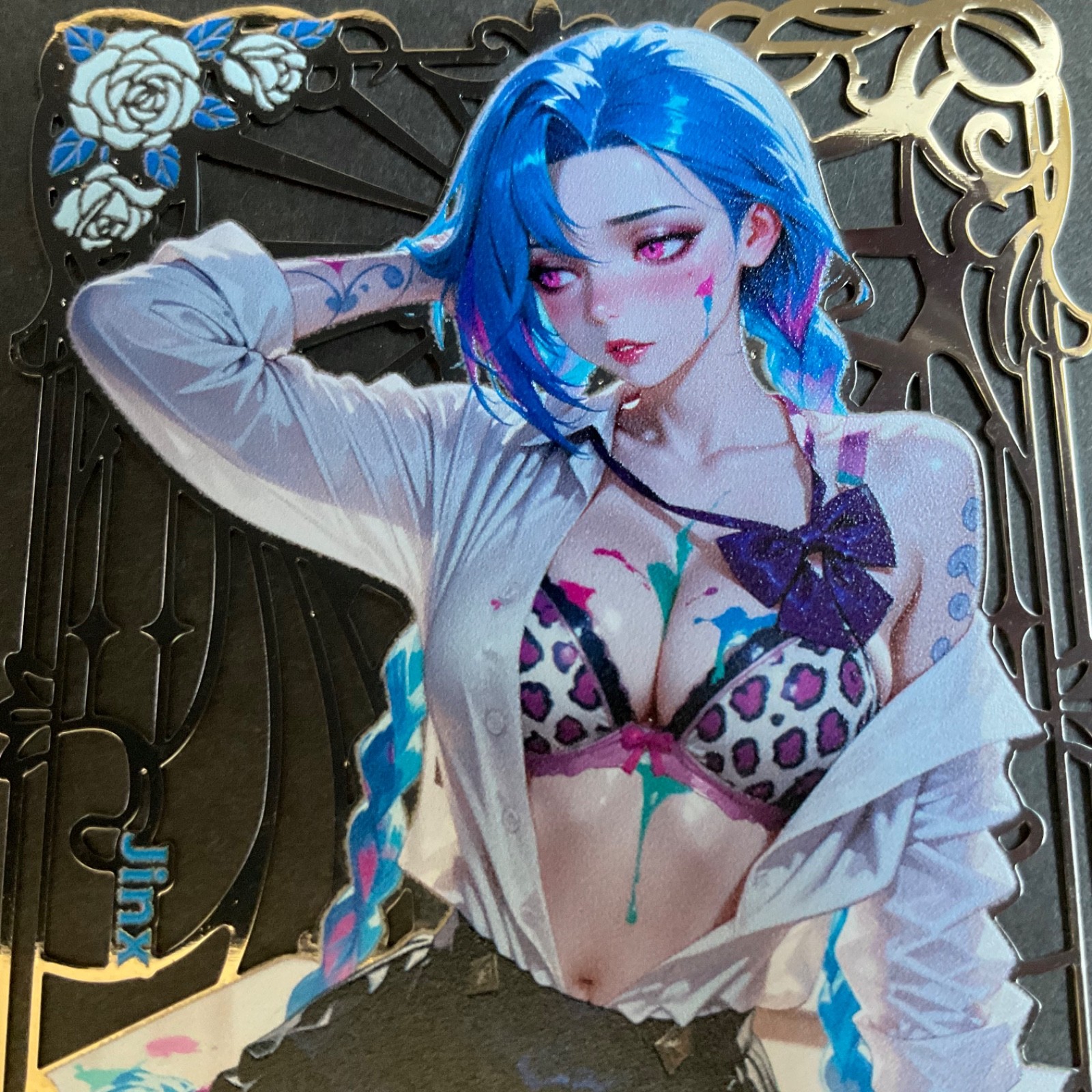 Goddess Story Gold METAL Card – Random Serial Number #/100! Jinx Anime Bikini